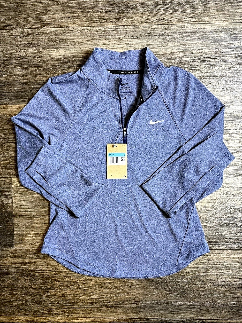 Nike Tempo Dri-FIT Quarter Zip Blue Medium